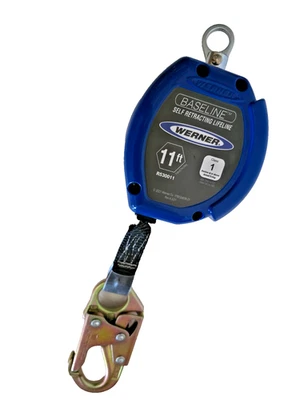 Werner Baseline R530011 11 ft Baseline Self Retracting Lifeline Foto 1 de 4