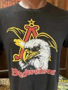 Camiseta Budweiser Anheuser American Eagle Para Hombre Camisa Mediana Hecha en EE. UU. - Imagen 1 de 7