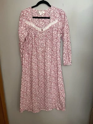 Camisón Eileen West manga larga con volantes talla S Foto 1 de 3