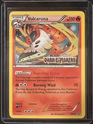 Volcarona BW40 Dark Explorers Prerelease STAFF Promo - Image 1 of 2