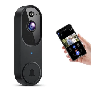 1080p Wireless Video Doorbell Camera, AI Human Detection, Live View, Night Vi... - Picture 1 of 7