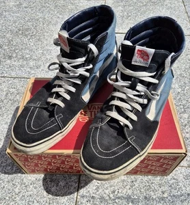 VANS Sk8-Hi Navy Blue US 16 / EU 50 Hardly Worn / Getragen - Bild 1 von 10
