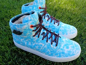 Air Jordan Jugend Mädchen Sneaker Schuhe blau Stoff Schnürschuhe Größe 7 Y Damen 8,5 - Bild 1 von 10