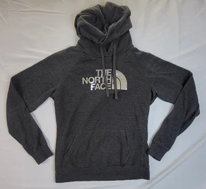 The North Face Womens Half Dome Logo Pullover Hoodie Dark Gray/Black Size Medium - Picture 1 of 6