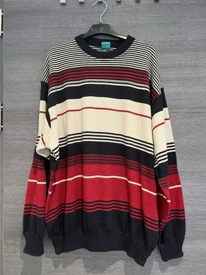 Herren Pulli Rot Gestreift Gr. XL - Bild 1 von 4