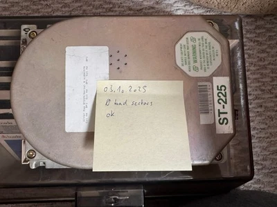 Festplatte Seagate ST-225 MFM 5.25" 20MB HDD getestet bedingt funktionsfähig (6) - Bild 1 von 4