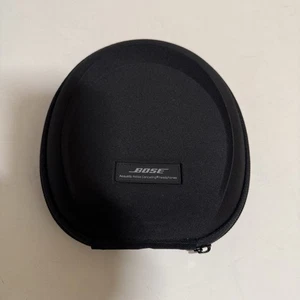 FUNDA de almacenamiento negra original apenas usada para auriculares QuietComfort QC15 Bose - Imagen 1 de 5