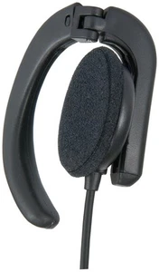 Av:link ME22 Mono Earphone Adjustable Hinged 'Ear-Hook' To Fit Either Ear, Black - Picture 1 of 2