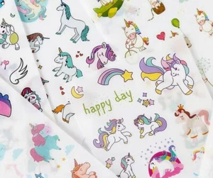 Unicorn Washi Stickers 6 sheets ST359 - Picture 1 of 11