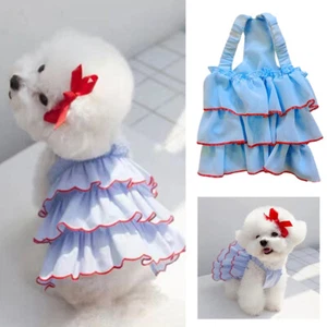 Haustierkleidung kleiner Hund Katze Kleid süß Prinzessin Chihuahua Welpe Rock Outfits - Bild 1 von 16