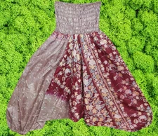 Boho Pants, Harem Pants, Hippie Pants, Gypsy Pant, Dusty Pink Purple Pant S/M/L