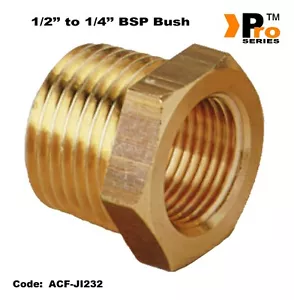 1/2'' to 1/4'' Brass Bush- Air line Fitting-Air Compressor Fitting  007 - Picture 1 of 2