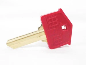 Lucky Line Key Caps House Shape Assorted Colors Fun Covers Identify Set of 6 - Picture 1 of 3