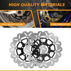 Front Brake Rotors for TRIUMPH Thruxton 1200 R 2016-2024 Daytona 675 R 2013-2017 - Picture 1 of 12