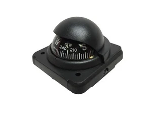 MARINE BOAT BLACK BRACKET & SUCTION CUPS ADJUSTABLE BUILT-IN COMPENSATION SYSTEM - Picture 1 of 6