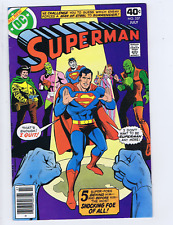 Superman #337 DC Pub 1979 '' Too Many Crooks ! ''