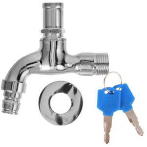 Anti-theft Water Nozzle Key Small Dragon Head Washer Faucet Hose Attachment - Picture 1 of 12
