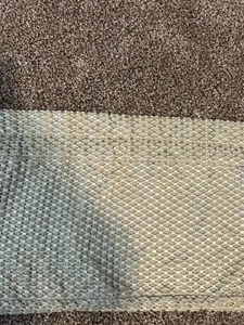 54x14 Grün Waffelgewebe 100% Polyester Vorhang Volant/JC Penney - Bild 1 von 2