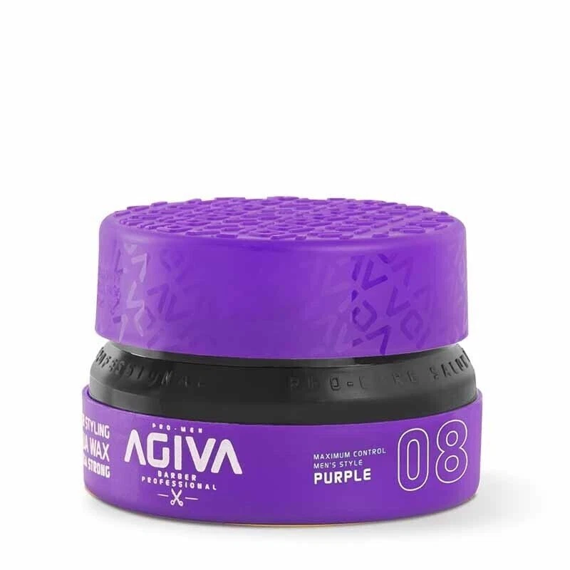 Agiva Styling Aqua Wax 08 Cool Bright - 155ml - Strong Hold & High Shine Hair Wa - image 1 of 1