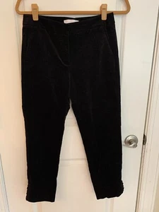 RSVP by Talbots Petite Black Velvet Pants, Sz. 0P - Picture 1 of 4