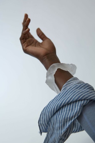 Bracciale trasparente Acne Studios Aria NUOVO trasparente ghiaccio raro!!