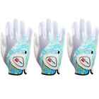 NEW  BIRDIE TOWN  SEA FOAM  Set of 2  RIGHT GOLF GLOVES One Size Fit All