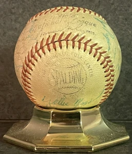 1965 SAN FRANCISCO GIANTS TEAM SIGNED BASEBALL WITH WILLIE MAYS - Picture 1 of 10