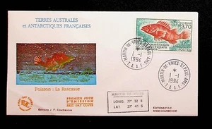 French Southern & Antarctic Territory Sc 201 - 1994 FDC - FISH - Picture 1 of 1