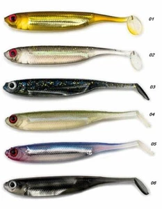 Trendex Drop-Shot Minnow Gummifisch Paddelschwanz 10 cm Barsch, Zander, Hecht - Bild 1 von 7