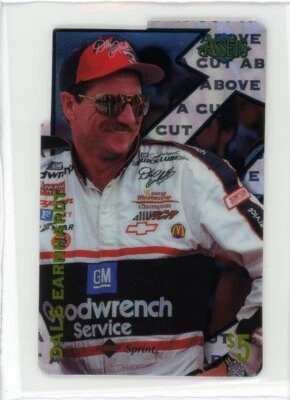 1996 Classic Assets #1 Dale Earnhardt $5 Sprint Phone Card NM-MT - Image 1 of 2