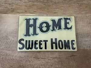 John Derian Home Sweet Home Glas Teller Schmuck Tablett signiert - Bild 1 von 12