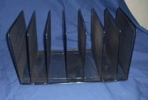 7 Section Metal Vertical File or Folder Desk Organizer - Picture 1 of 4