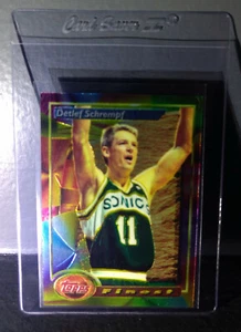 1993-94 Topps Finest Detlef Schrempf #28 Basketball Card - Picture 1 of 2