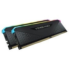 32GB (2x16GB) Corsair DDR4 Vengeance RGB RS Black PC4-28800 (3600) Non-ECC Unb