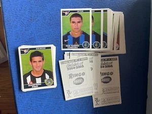 BLOCCO DI 60 FIGURINE PANINI CALCIATORI 2004/05 TUTTE DIVERSE VERS. RETRO RINGO - Picture 1 of 1