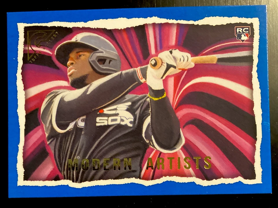 Luis Robert RC /99 2020 Topps Gallery Modern Artist BLUE PARALLEL SSP Rookie - Image 1 of 3