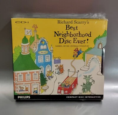 Richard Scarry's Best Neighborhood Disc Ever Philips CD-I NEW FACTORY SEALED - Image 1 of 2