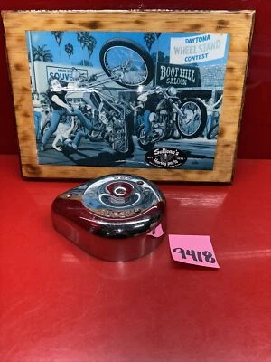 Harley S&S Cycle Tear Drop 378 Air Cover Carb Carburetor Cleaner B E Super G - Image 1 of 4