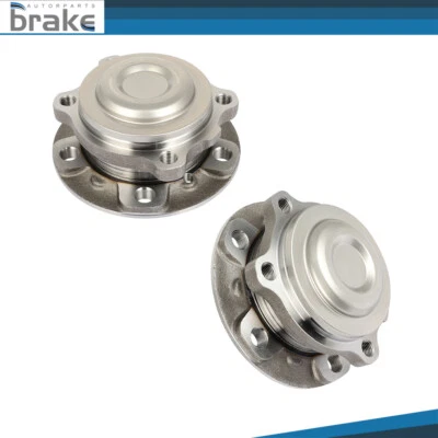 Conjunto de 2 cojinetes de cubo de rueda delantera para BMW 528i 535i 550i 640i 740i 750i 750Li Foto 1 de 4