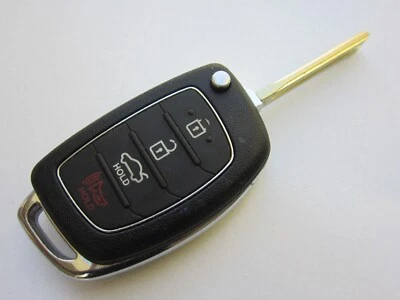 OEM 2015-2017 HYUNDAI SONATA LLAVE ABATIBLE MANDO A DISTANCIA SIN CORTAR LLAVE TQ8-RKE-4F16 Foto 1 de 4