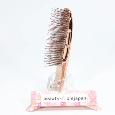 Cepillo de cuero cabelludo S Heart S modelo mundial corto oro rosa nuevo paquete unisex adultos Foto 1 de 3