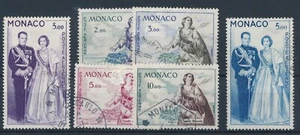 Briefmarke Monaco PA 73/78 obl Ref. KLM 1057 - Bild 1 von 1