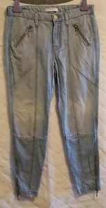 7 For All Mankind Juniors Size 24 Sexy Light Wash Skinny Cropped Pants Act. 29 - Picture 1 of 4