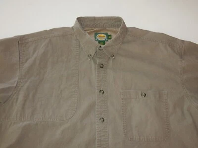 Cabela's Men's Vented Button Front Shirt Size XXL Shooting Hunting Gun - Image 1 of 4