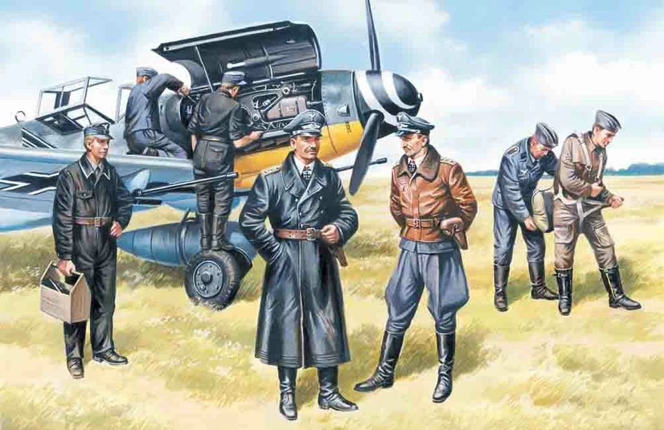 Icm 48082 - Piloti e personale di terra della Luftwaffe 1939-1945