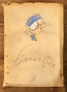 EVANGELINE: A TALE OF ACADIE ~ LONGFELLOW ~ ca1900 ~ HURST & CO ~ LEATHER CUSTOM - Picture 1 of 1