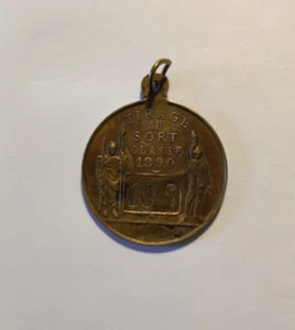 Medaille Frankreich Andenken an die Verlosung Klasse 1890 Nr. 106 / RUBmé - Bild 1 von 2