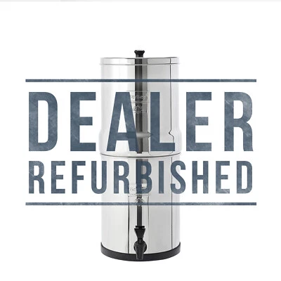Travel Berkey Water Filter w/ 2 Black Berkey Elements - Dealer Refrb - Image 1 of 4