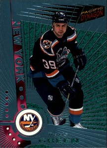 1997-98 (ISLANDERS) Pacific Dynagon Ice Blue #73 Travis Green - Nr/Mt