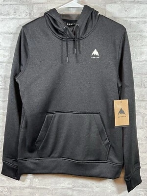 Sudadera con capucha larga Burton negra de roble jaspeado para mujer talla pequeña Foto 1 de 4